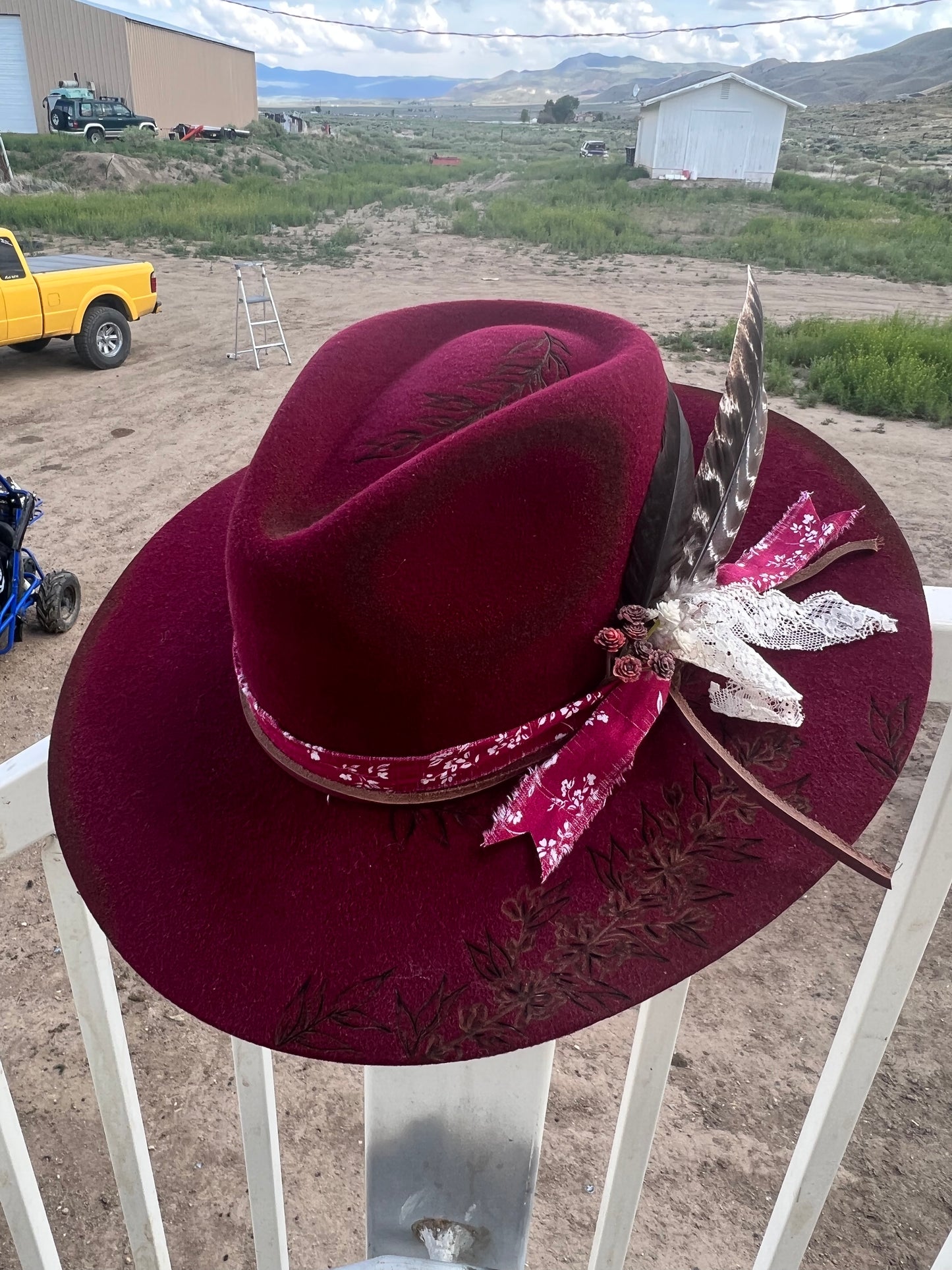 MAROON WILDFLOWERS